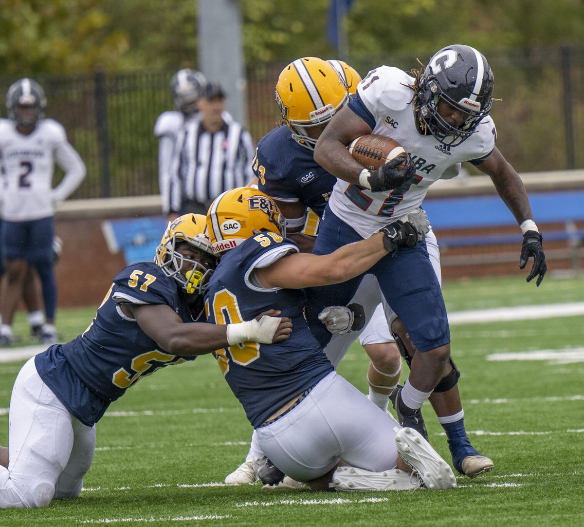BHCSports's tweet photo. ICYMI, Emory &amp; Henry tuned up for the #SWVABowl by cruising past Catawba last week:

https://t.co/uDSYUKqsxf https://t.co/pfTzrxrhxj