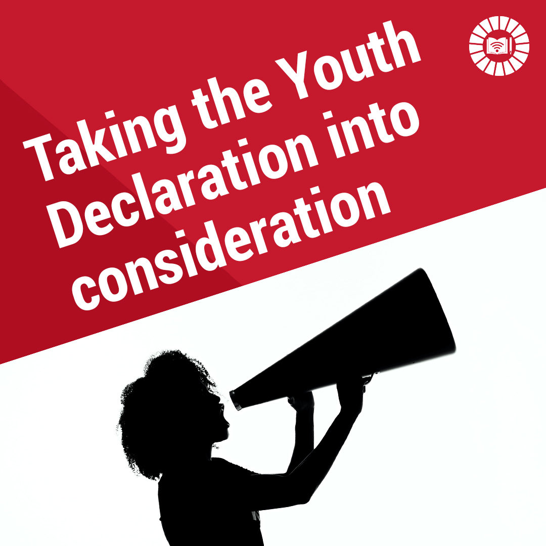 Education2030UN's tweet photo. ๐จ How can we ensure the outcomes of the Youth Declaration? Through:โจ1๏ธโฃ An Action Plan (led by SDG4Youth)โจ2๏ธโฃ The SDG 4 High-Level Steering Committee #leadingSDG4 (The body that takes commitments of the #TransformingEducation Summit forward)
LEARN MORE:ย https://t.co/1IuzBzP4Ui https://t.co/rC1wj3zT9x