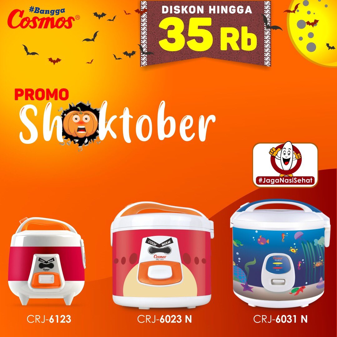 cosmosonline's tweet photo. PROMO SHOKTOBER is back!
Promo yang bikin ngeri! karena promonya BANYAK ๐ฑ๐ค
Tunggu apa lagi? manfaatin promo Cosmos supaya dompet di akhir bulan nanti gak jadi ngeri ๐
Yuk! Cek marketplace kesayangan dan share info promo ini ya.
#BanggaCosmos
#PromoOktober
#Belanjaonline https://t.co/BrYL2nLpBA