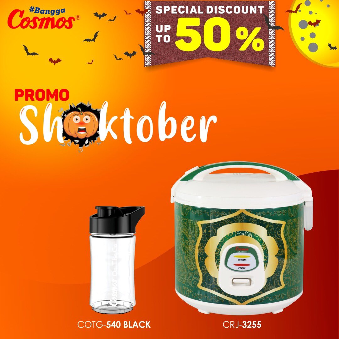 cosmosonline's tweet photo. PROMO SHOKTOBER is back!
Promo yang bikin ngeri! karena promonya BANYAK ๐ฑ๐ค
Tunggu apa lagi? manfaatin promo Cosmos supaya dompet di akhir bulan nanti gak jadi ngeri ๐
Yuk! Cek marketplace kesayangan dan share info promo ini ya.
#BanggaCosmos
#PromoOktober
#Belanjaonline https://t.co/BrYL2nLpBA