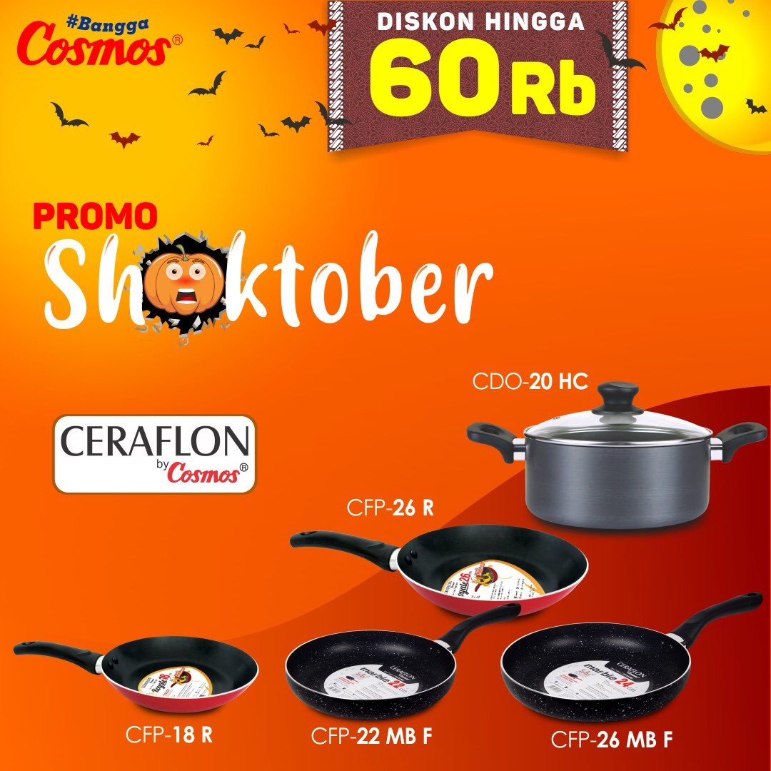 cosmosonline's tweet photo. PROMO SHOKTOBER is back!
Promo yang bikin ngeri! karena promonya BANYAK ๐ฑ๐ค
Tunggu apa lagi? manfaatin promo Cosmos supaya dompet di akhir bulan nanti gak jadi ngeri ๐
Yuk! Cek marketplace kesayangan dan share info promo ini ya.
#BanggaCosmos
#PromoOktober
#Belanjaonline https://t.co/BrYL2nLpBA
