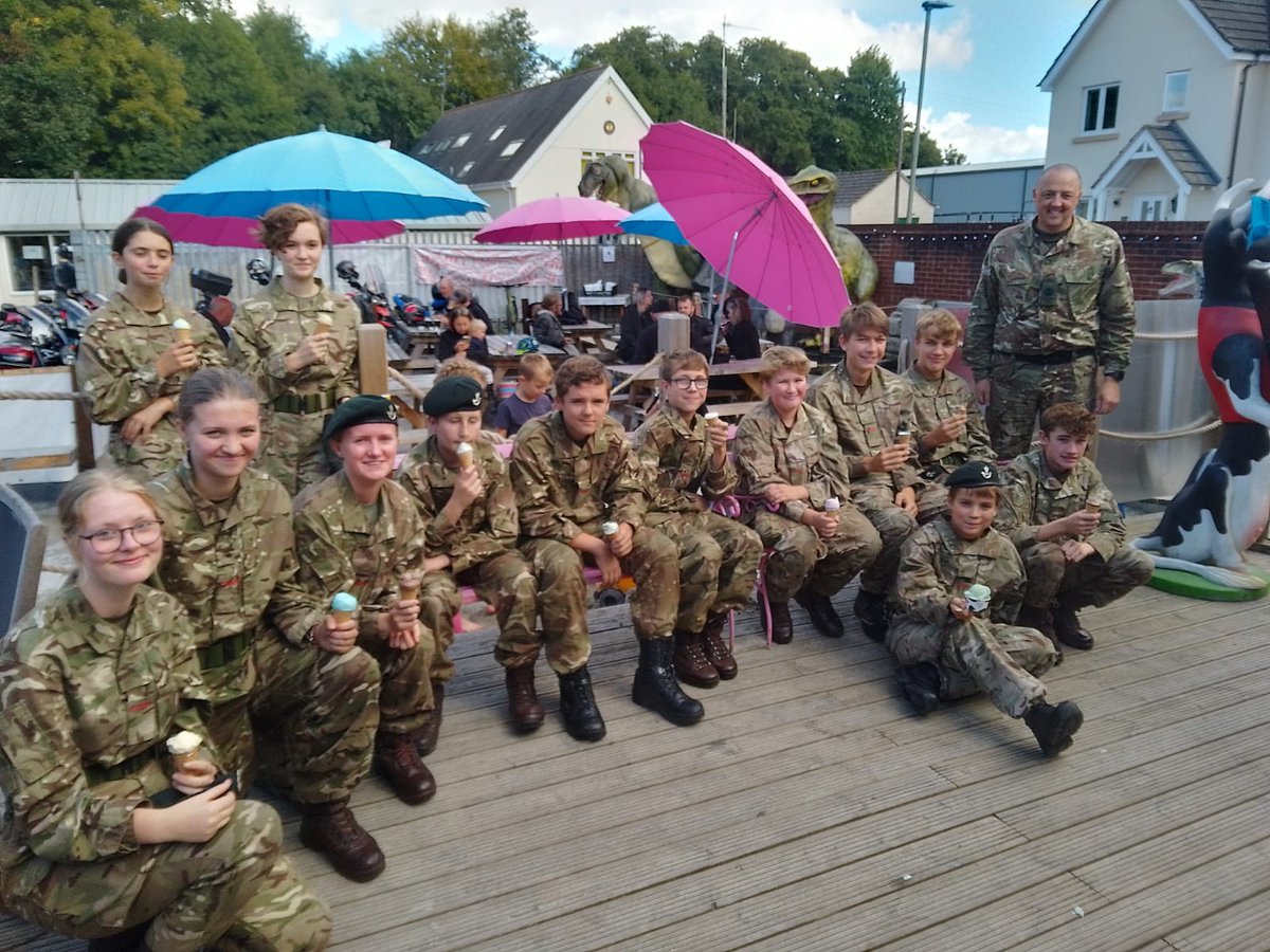 Fieldcradt, navigation, Nco training and ACS assessments etc at the weekend. Blessed with such good weather a stop for ice cream after much hard work was enjoyed by all.