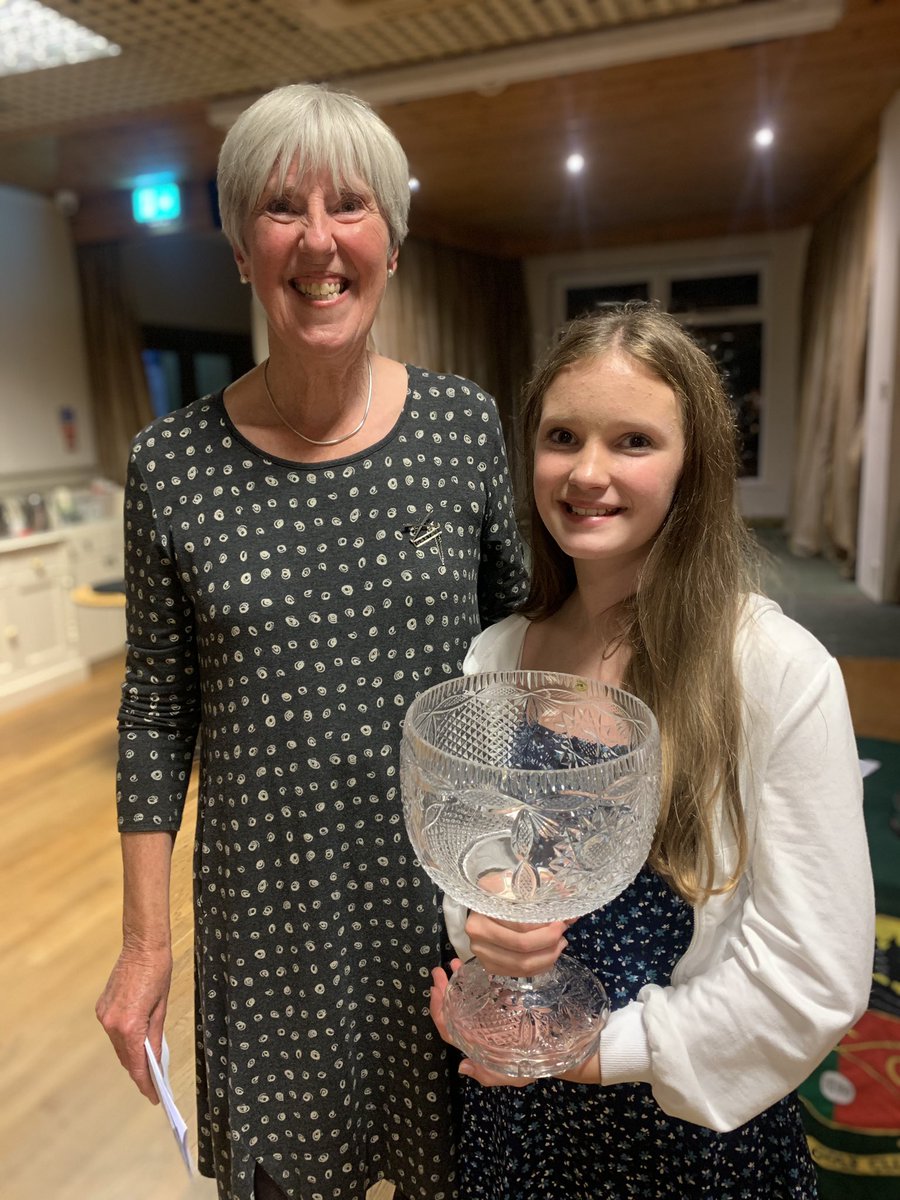 ValR40's tweet photo. Congratulations Caitlin on winning the Centenary Trophy @KnockGolfClub  @Ann24255111  @Rockport_Golf @RockportSchool https://t.co/P8fwLEy13t