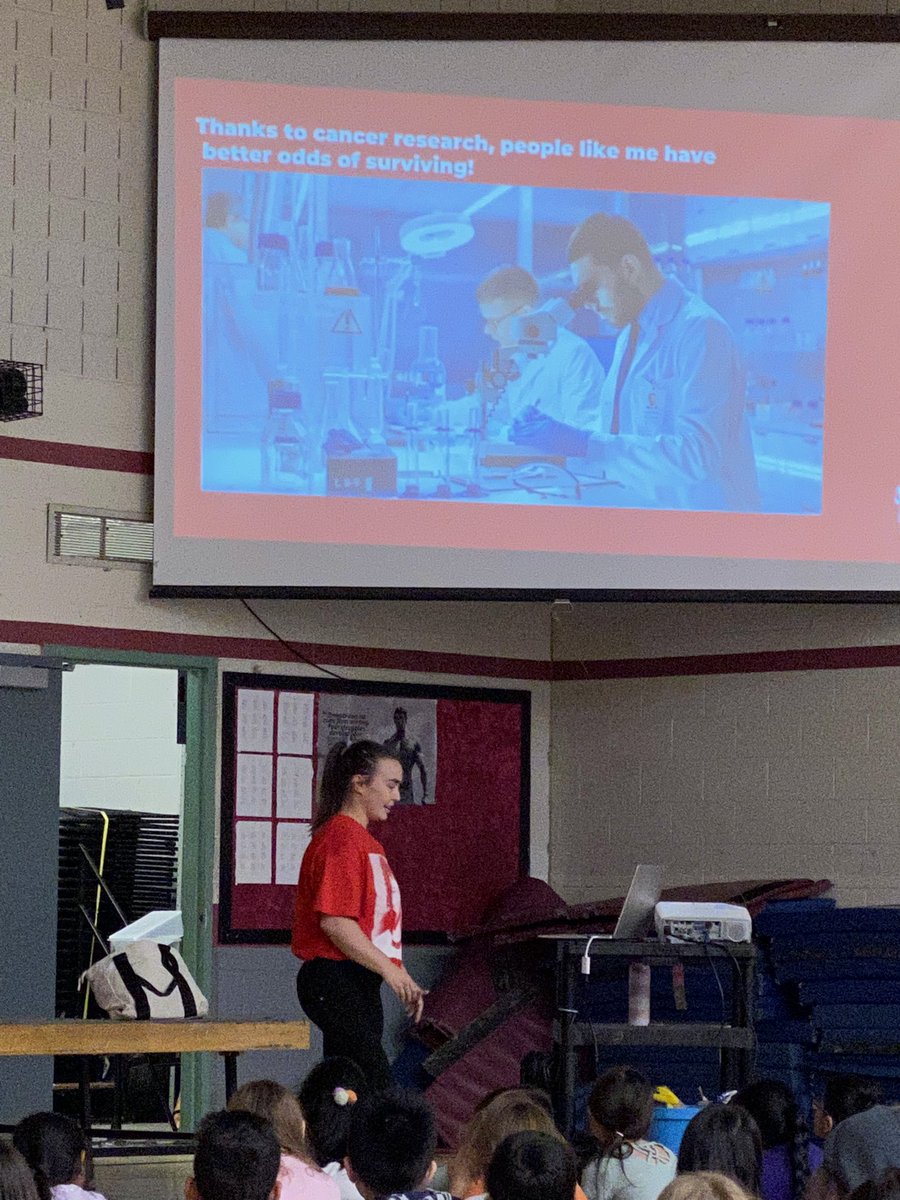Thank you so much to Erica from the <a href="/TerryFoxCanada/">Terry Fox Foundation</a> for coming to remind us how courageous and determined Terry Fox was and why carrying on his run and memory are so important! Our run is on October 6, and students can donate until October 13! <a href="/ROPShdsb/">River Oaks Public School</a>