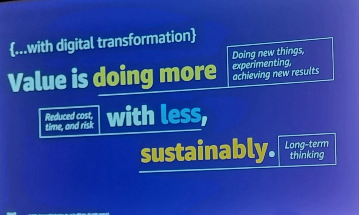 Love this from <a href="/AWS/">Amazon Web Services</a> at the ASEAN public sector partner forum today.