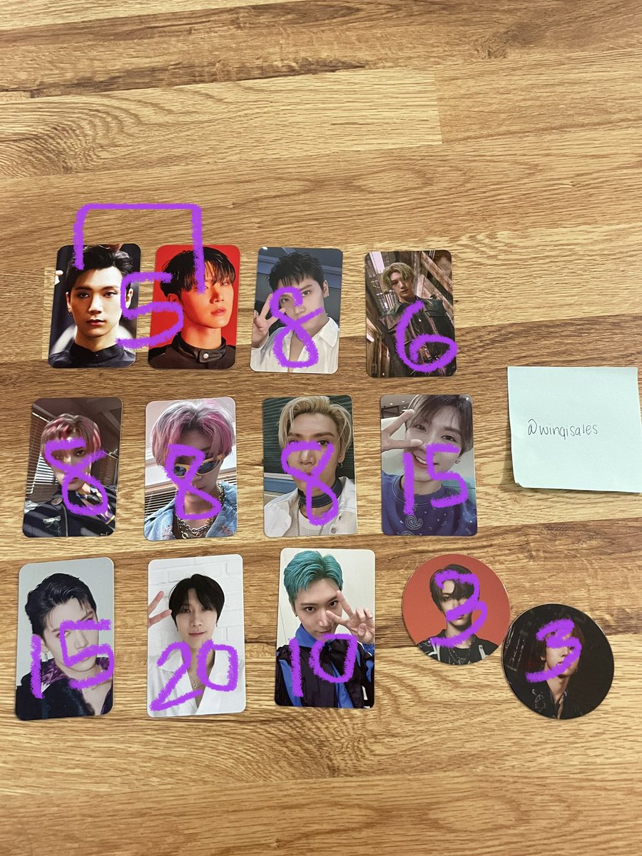 winqisales's tweet photo. WTT / WTS
- have: misc ten pcs &amp; photobook 
- want: price on pics (excl shipping) or trade for wl on ig
- trade USA/CAN only, if buying ww ok
- can take paypal g&amp;s, venmo, or zelle

🏷️: wayv atw fansign owhat nct resonance universe superm holo standee tattoo pb sticker cc pc wtb https://t.co/PukmK9l4wZ