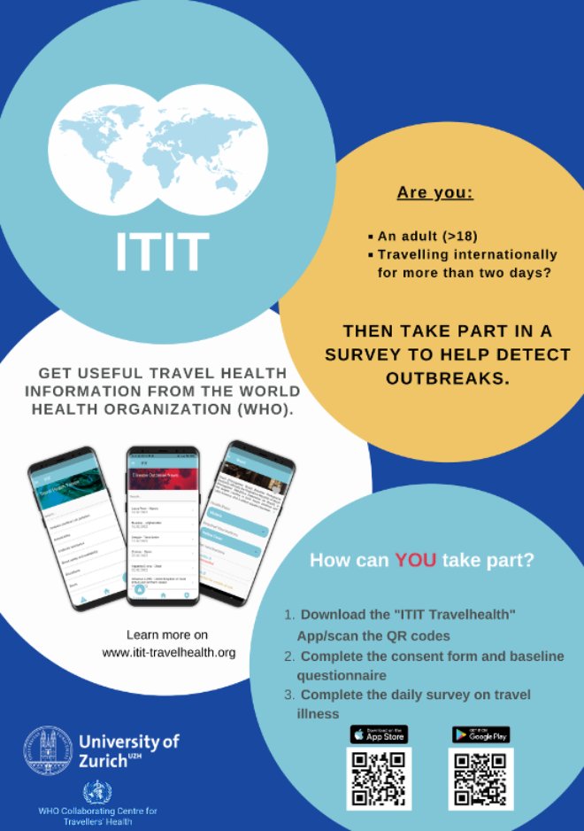 SwissTPH's tweet photo. Will you travel cross-border in the next months? Then take part in a surveillance study on illness in travellers to help detect disease outbreaks!

More about the study by @uzh_EBPI &amp; @WHO: https://t.co/0ixHHuCz6d https://t.co/ZYJxEMaR5w