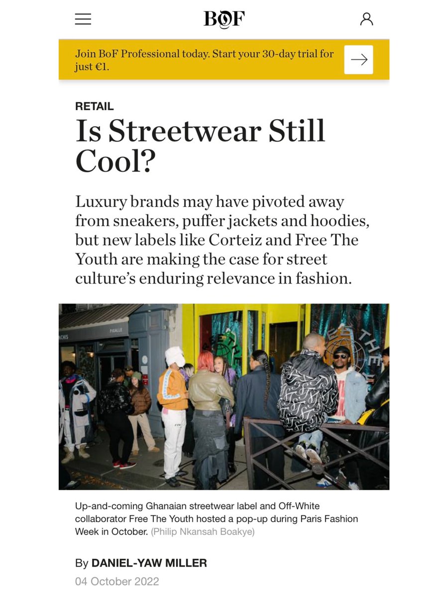We in Global Business <a href="/BoF/">The Business of Fashion</a> 🇬🇭
Berlin you’re next 🖤