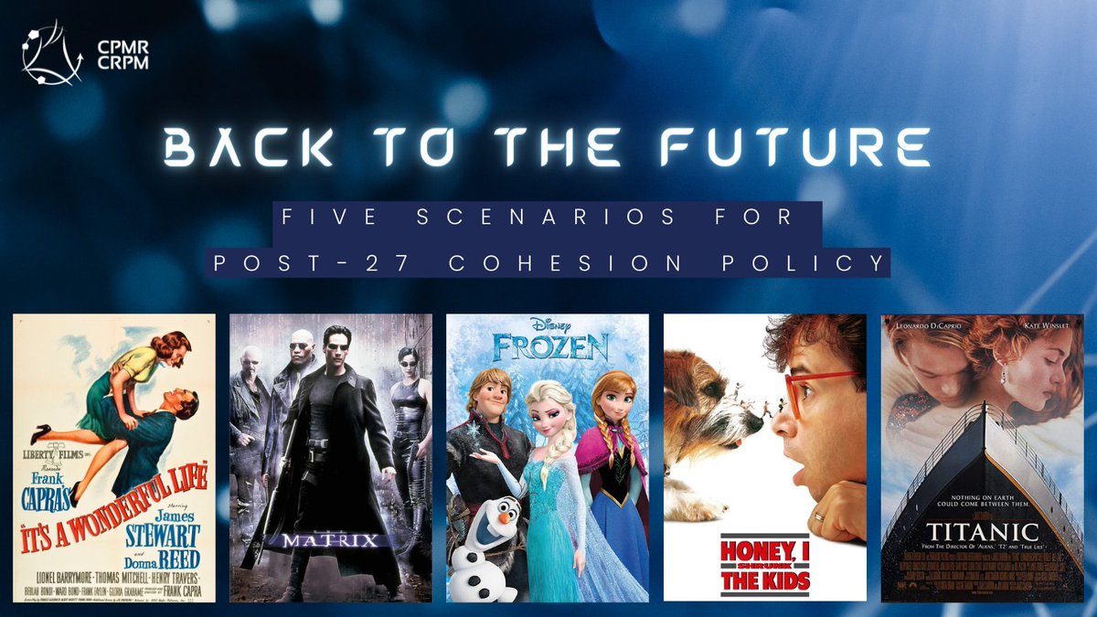 CPMR_Europe's tweet photo. ⚠️NEW | @CPMR_Europe Analysis: Back to the Future

❔How could #CohesionPolicy look like in the post-2027 period? 

▶️ Discover the 5 potential settings anticipated by the CPMR, with a cinephile twist 🎞️

🔗https://t.co/syPMpTvsW9

#CPMR2theFuture https://t.co/d8A4Kku8pY