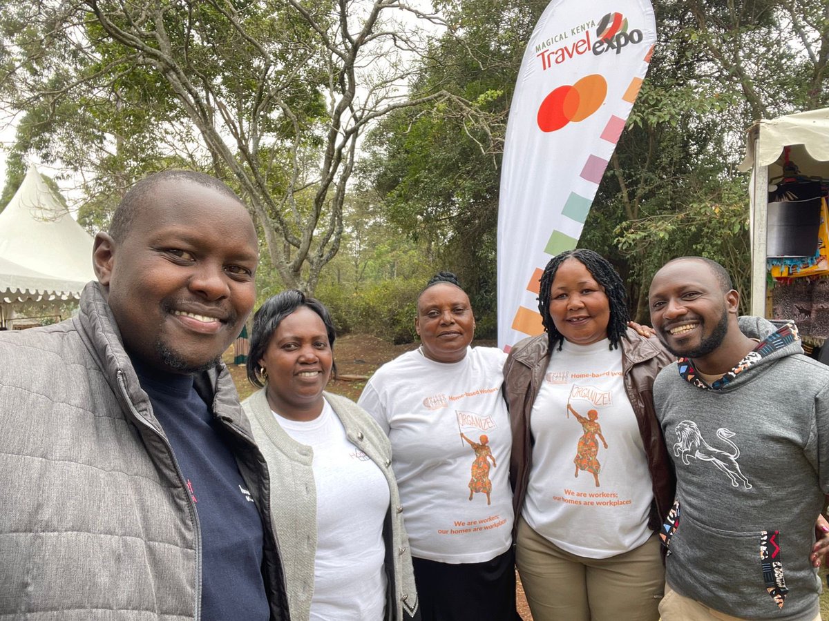 HomenetKenya's tweet photo. Homenet Kenya HBWs at the Magical Kenya Travel Expo for networking and exhibition of their products for sale.
#Accesstomarkets
#livelihoodprojects https://t.co/XlgZZhKGN9