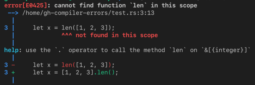 compiler_errors's tweet photo. it needs some work, but this diagnostic was neat to implement https://t.co/bszrdSipji