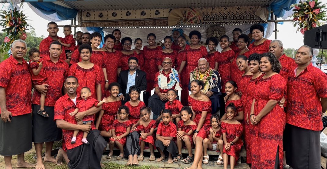 Jeremaia Halaiwalu and his family from Namata Tailevu today had their sub division commissioned. A $2.9m development by govt consisting of tar-sealed road with underground utilities that came at no cost to the family. Now handed back to them as a revenue generating resource.