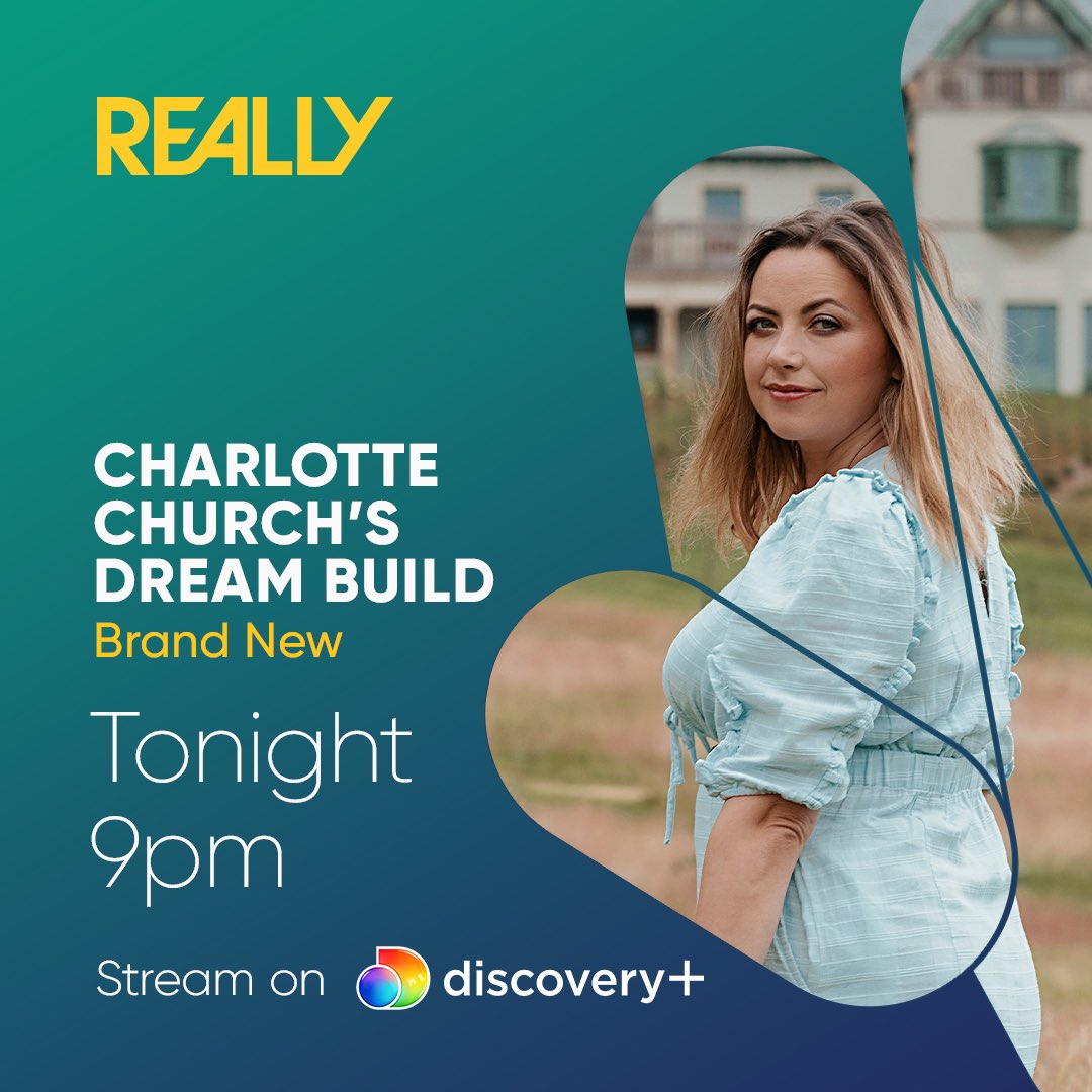 charlottechurch's tweet image. Dream Build starts again 9pm tonight on @reallychannel &amp;amp; @discoveryplusUK! So excited to share the rest of the journey with you all ✨💕🌿