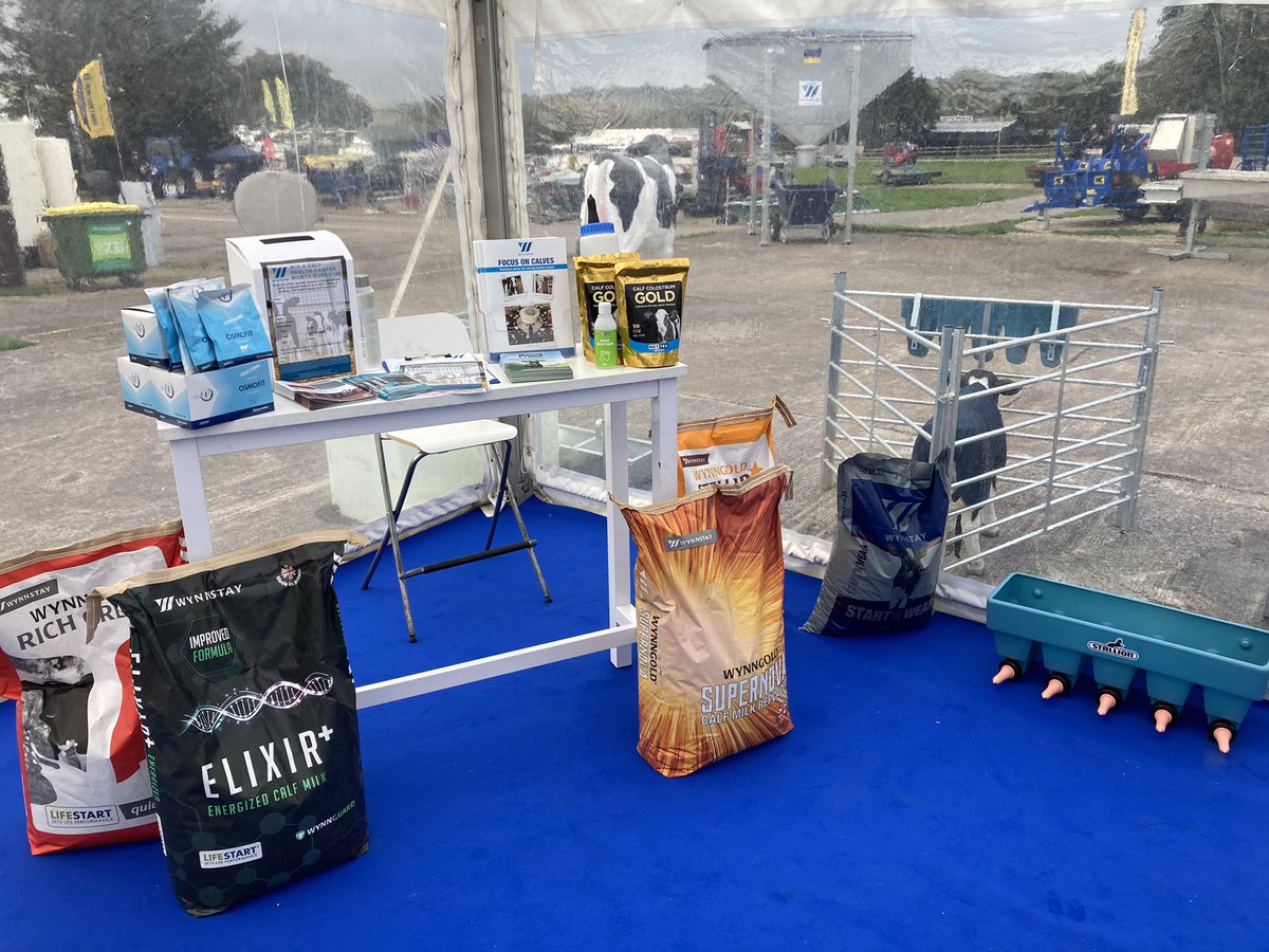 Who’s at the South West dairy event in Shepton Mallet today? Come visit the calf and youngstock team for a chance to win a calf health hamper worth over £100. Stand 80. Avenue B.  #wynnstay #teamcalf #teamdairy #southwestdairy