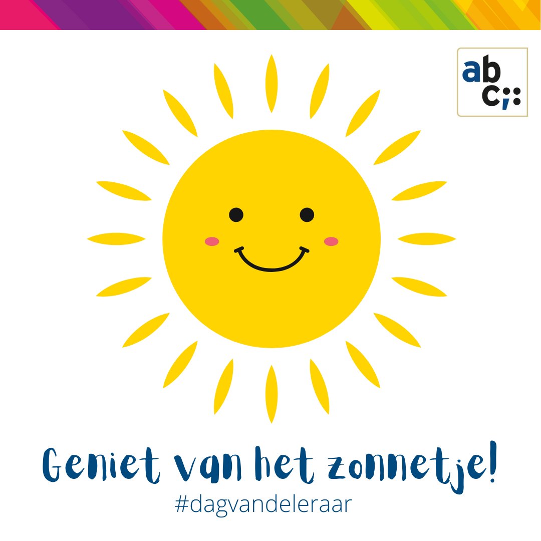 Vandaag zetten wij iedereen die werkzaam is in het onderwijs graag in het zonnetje!

#dagvandeleraar #dankjulliewel #samendoenwatnodigis #allesvoorhetkind