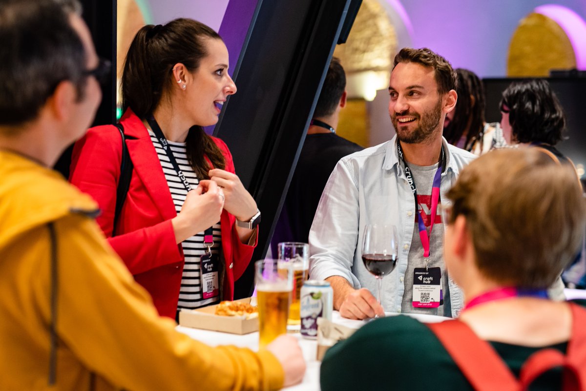 crunchbp's tweet photo. Second day of Crunch Conference ๐
Amazing speakers, attendees, sponsors and some fun games at the Networking Night sponsored by EPAM ๐ซ
#CrunchConf #CraftHub #WhereTechEventsBegin https://t.co/XvDMybWjRN
