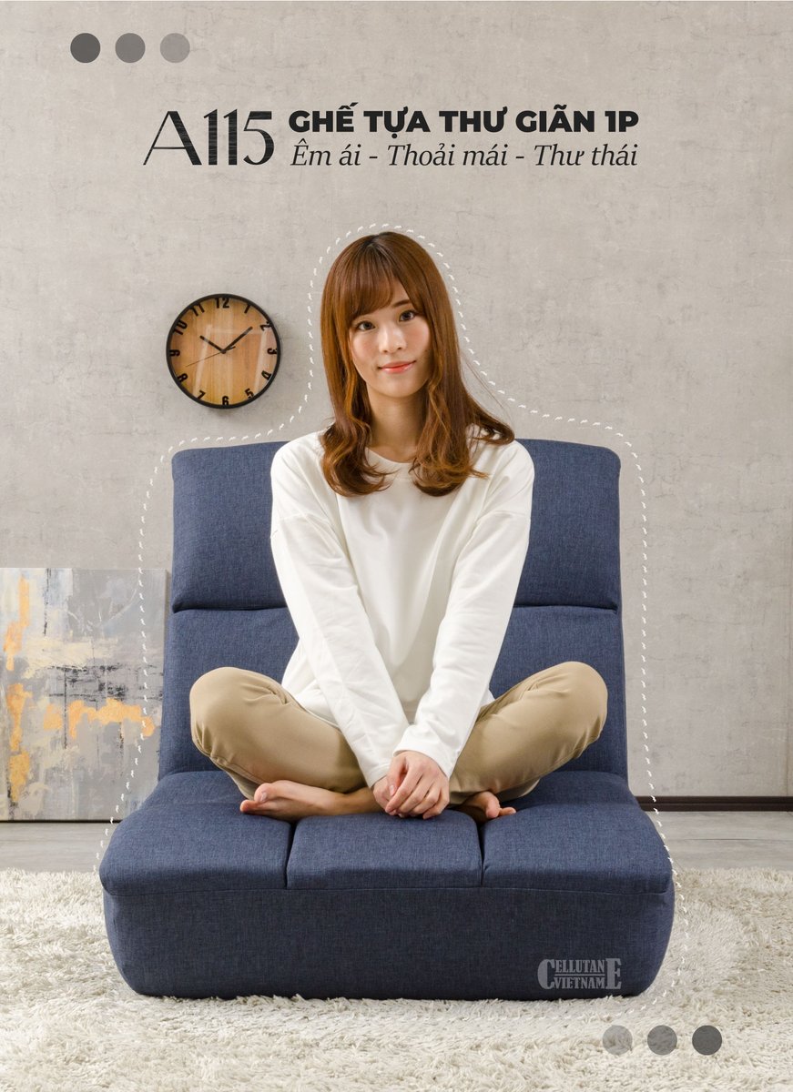 CellutaneVN's tweet photo. A115 Relax Chair 1P - Chair Style Of Japanese
#VietNamCellutane #noithat #gheluoi  #sofagoc #sofa #gheluoihatxop  #sofada #gheluoitualung #beanbagchair https://t.co/hMeKP0MN7X