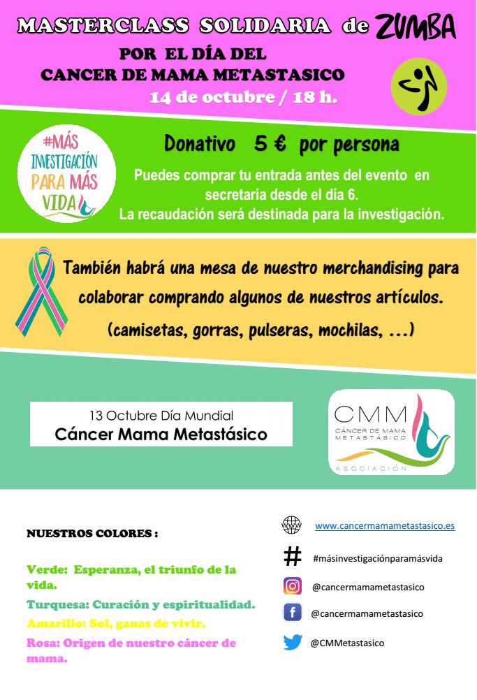 colNSSocorro's tweet photo. Os esperamos en el nuevo patio de nuestro colegio para colaborar y disfrutar de vuestra compañía. #solidaridad #cancerDeMamaMetastasico https://t.co/EQXayf8MvE