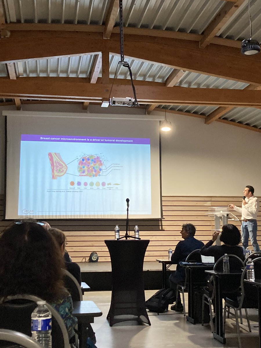 invadosome's tweet photo. Day 2 kicking off with a great talk by Cédric Gagglioli about the role of chemotherapy induced NETs in breast cancer metastatic progression. https://t.co/CnmYzuPFoo