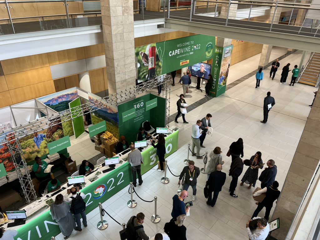 The world of SA wine descends on Cape Town for the next three days for @CapeWine2022 , which takes place at CTICC.This year's theme is sustainability 360. This is a theme where we need to act more than just talk. #CapeWine2022
