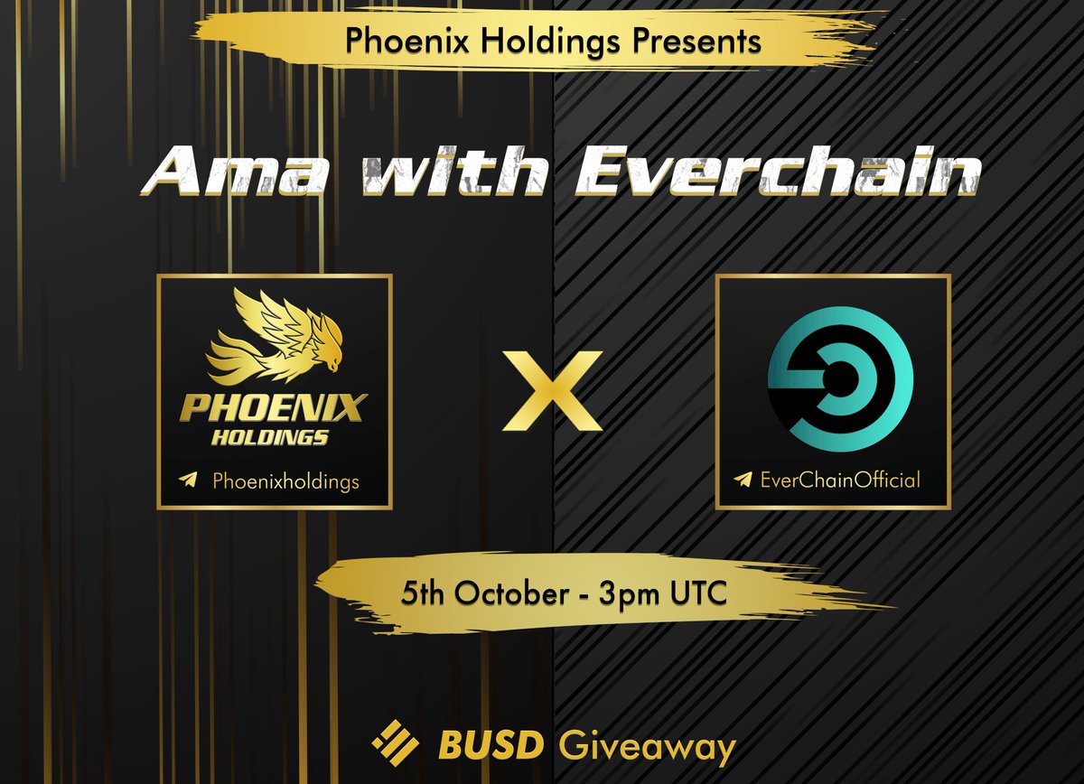 Phoenix_holding's tweet photo. @EverchainBSC , combining the Ever hype with the Chain hype ! @EverchainBSC has BUSD rewards, staking and its own swap. Rewards can be tracked on the native Dashboard.

4x 25 #BUSD #Giveaway during AMA 💸

#BinanceSmartChain #BullishAF #BSCGem #Cryptocurency #Giveaway #BUSD https://t.co/IlT8pEgeiC