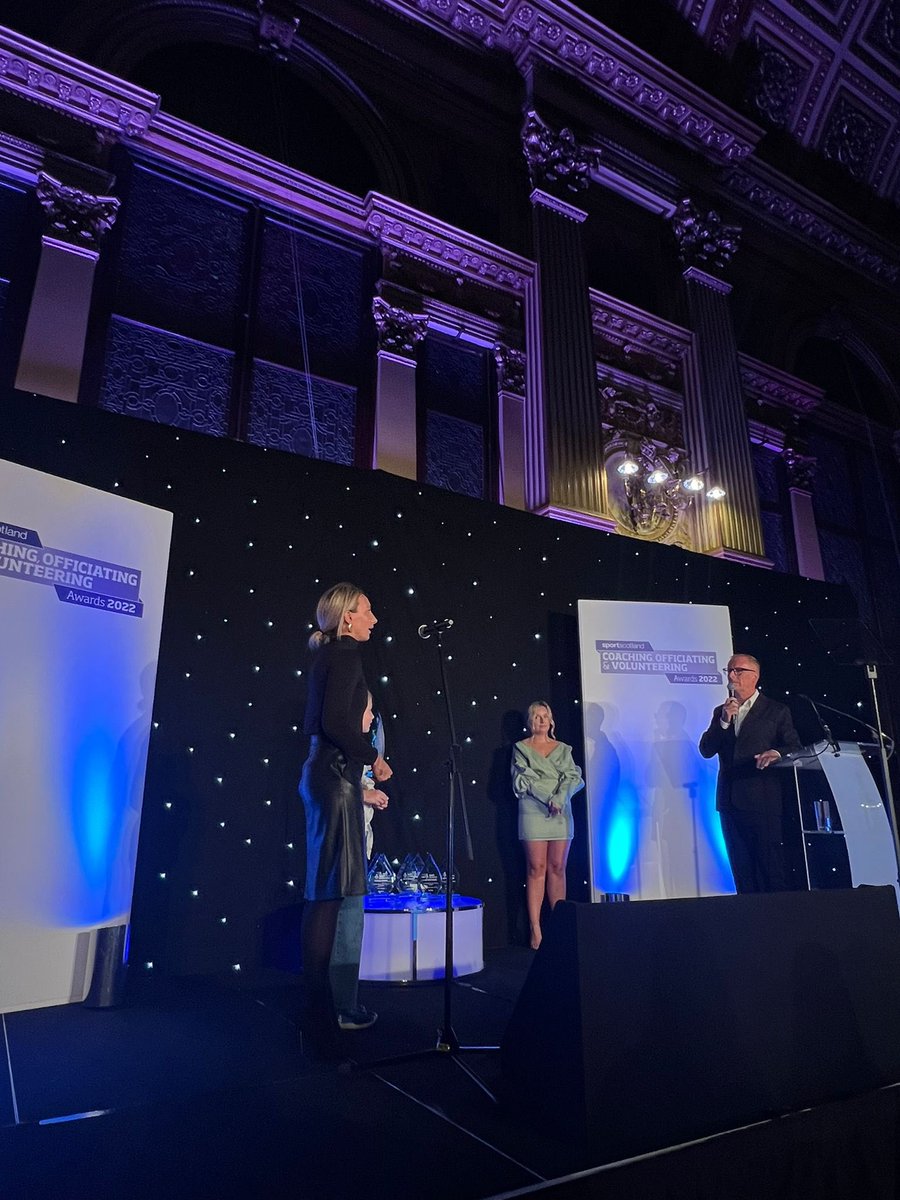 _CoachSteph's tweet photo. A truly inspiring night at the COV Awards at the City Chambers.🙌🏽

So many amazing winners having a positive impact on sport in Scotland - coaches, officials &amp; volunteers.

The most prominent message I took away was, Sport Changes Lives! 💙

#COVawards #YPSP
@sportscotland https://t.co/Z5i4cYrLWa