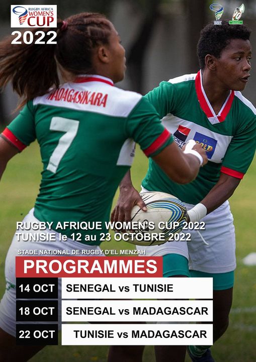 RUGBY AFRICA WOMEN'S CUP 2022
Programme des matches