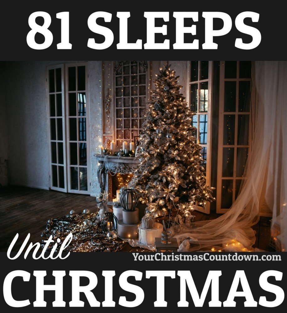 81 SLEEPS UNTIL #CHRISTMAS!
 🕒 YourChristmasCountdown.com 🎄🎅