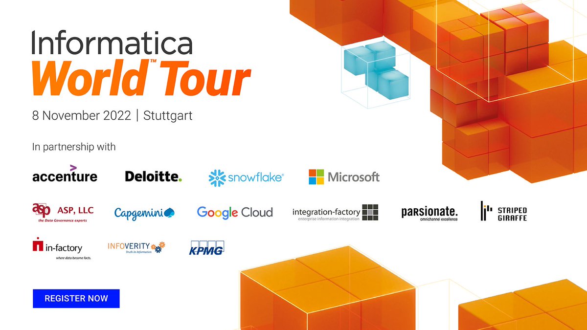 Informatica_DE's tweet photo. We have a fantastic lineup at #IWT22. Register now for the Data Event of the Year in DACH. https://t.co/dvLrgQ2PcM #data #cloud https://t.co/uSigV60zTR