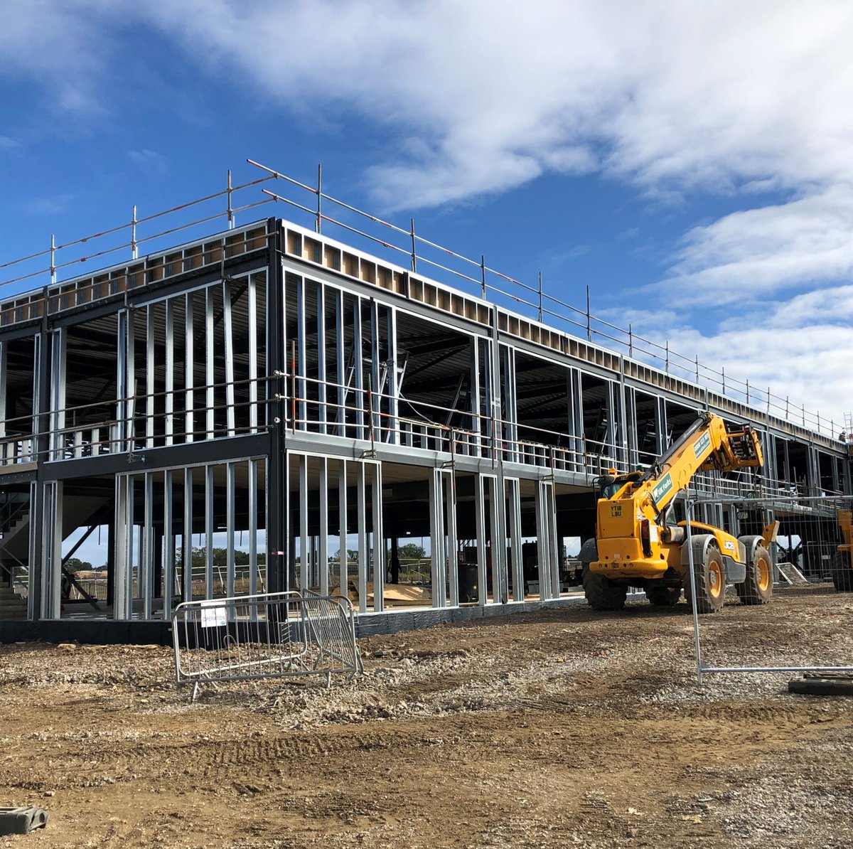 We are pleased to see the progress being made on site at Watling Primary School.

Following the completion of the steel frame and roof, together with the internal linings that are now well underway, the project is really taking shape.