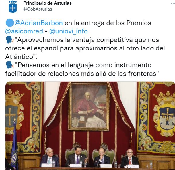 CooficialidadNo's tweet photo. Por el tipo que se ha pasado una legislatura tratando de imponer a los asturianos una lengua artificial -sin hablantes nativos- y funcionalmente inútil.
¡Vete a pacer @AdrianBarbon! 👇 https://t.co/yoWCa1sv4H