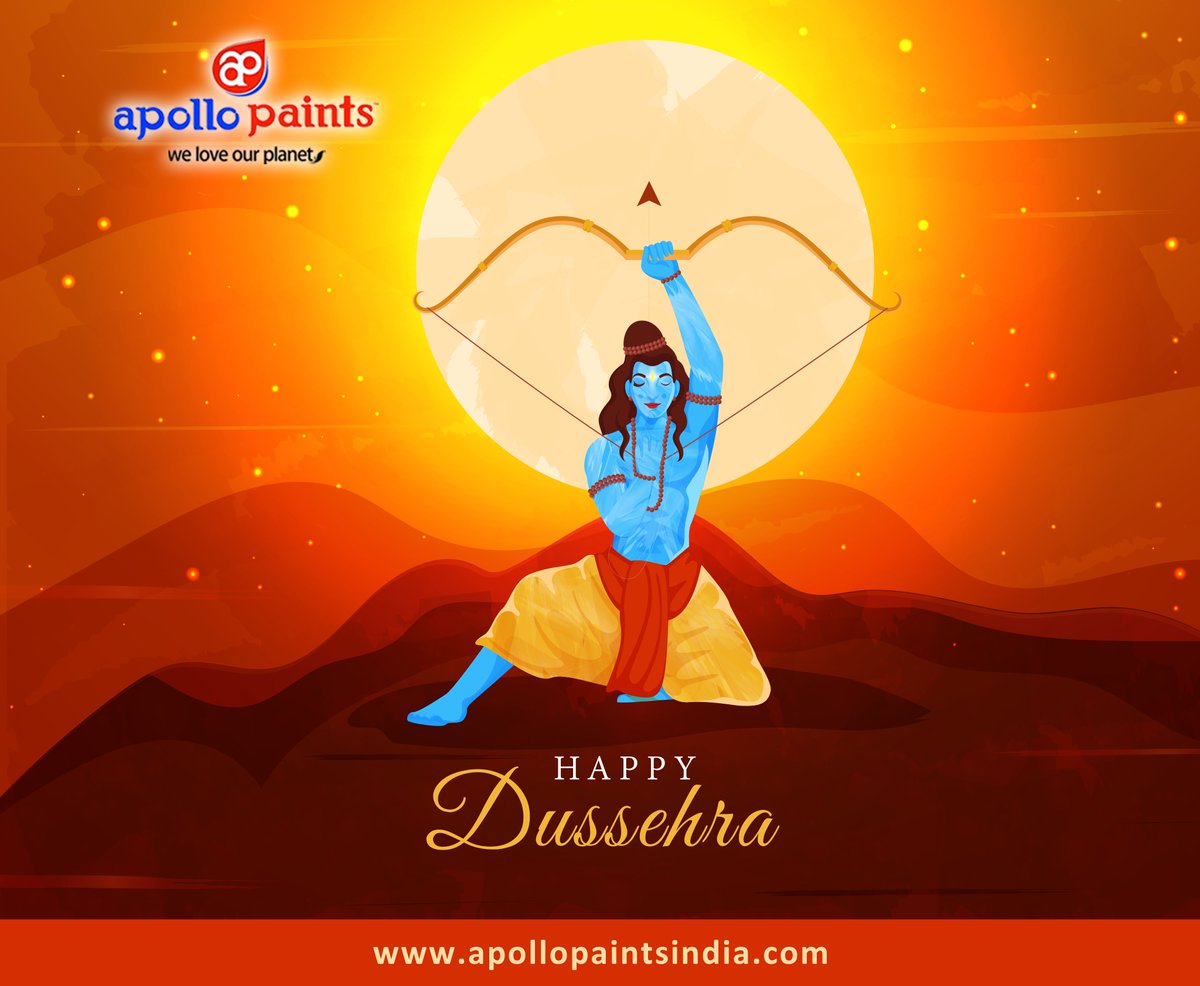ApolloPaints_IN's tweet photo. Happy Dussehra!
From Apollo Paints
https://t.co/N1NjZx44EP
.
.
#india #apollopaints #apollopaintsindia #business #paintingcontractor #exteriorpainting #interior #exterior #interior_design #paint #vinayagarchathurthi https://t.co/pjw187GVJZ