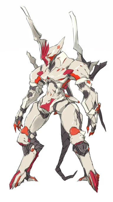 Star Jackal#mecha #originaldesignDid I ever tell you I work as a character designer? Well, I design some stuffs for my job, but not just characters. 
