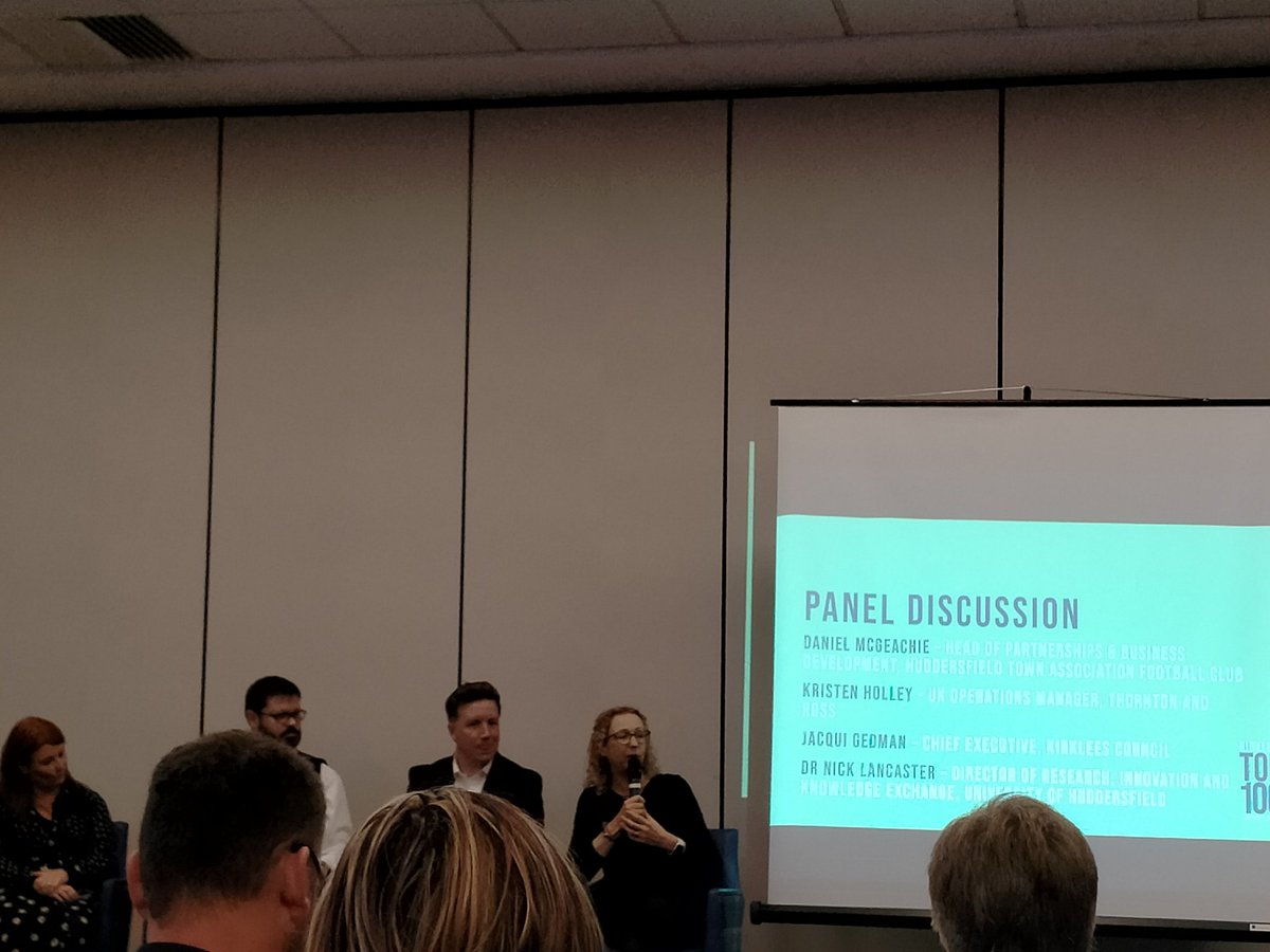 Carson McCombe (@carsonmccombe) on Twitter photo Panel discussion on changing business landscapes in kirklees at launch of 3rd <a href="/KirkleesTop100/">Kirklees Top 100 Companies</a> Panel discussion on changing business landscapes in kirklees at launch of 3rd <a href="/KirkleesTop100/">Kirklees Top 100 Companies</a>