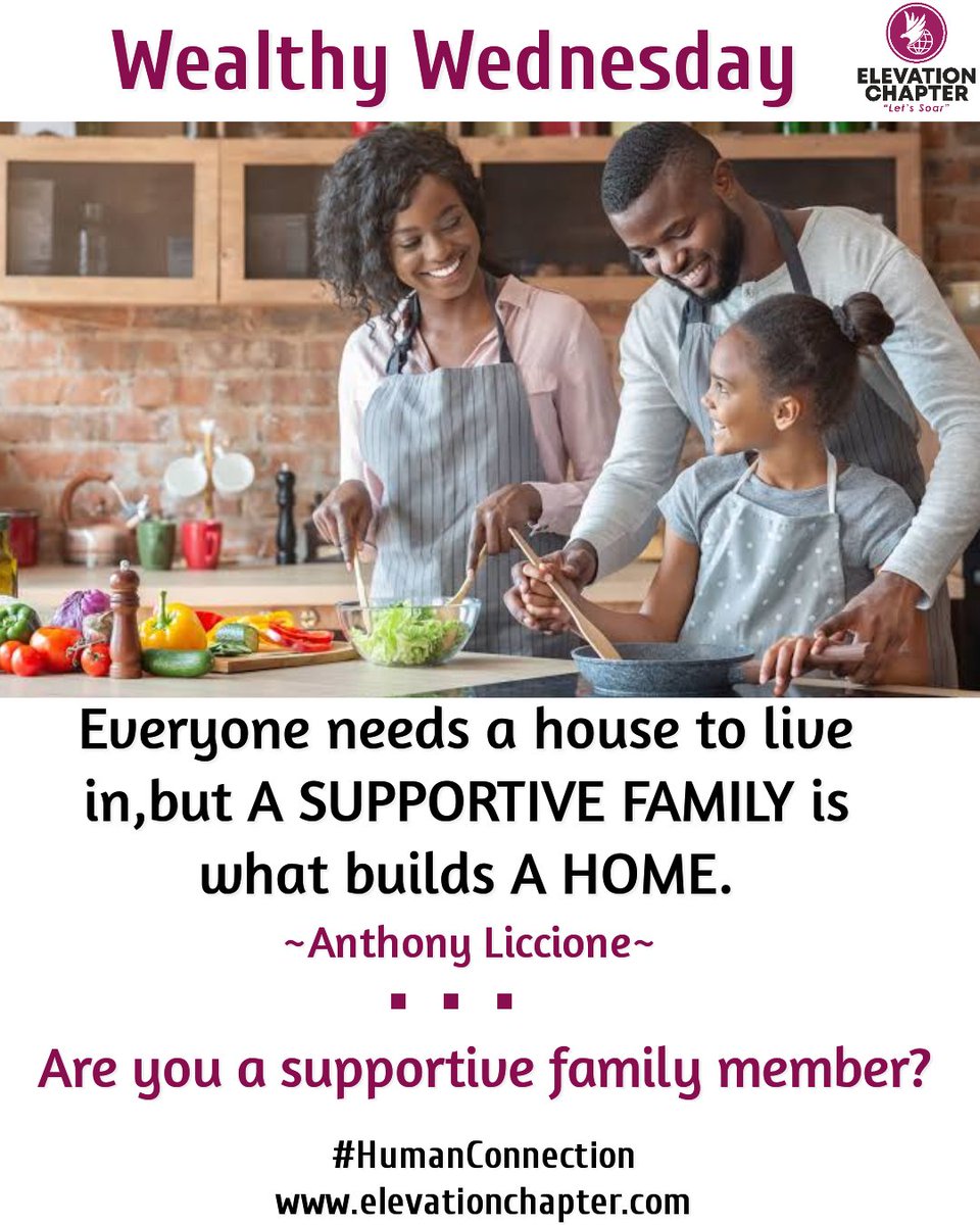 EcTeambuilding's tweet photo. Are you really #supportive in your #family ?
Think about it.
#wednesdaythoughts
#HumanConnection
#ElevationChapter https://t.co/KA6Z2zANR3
