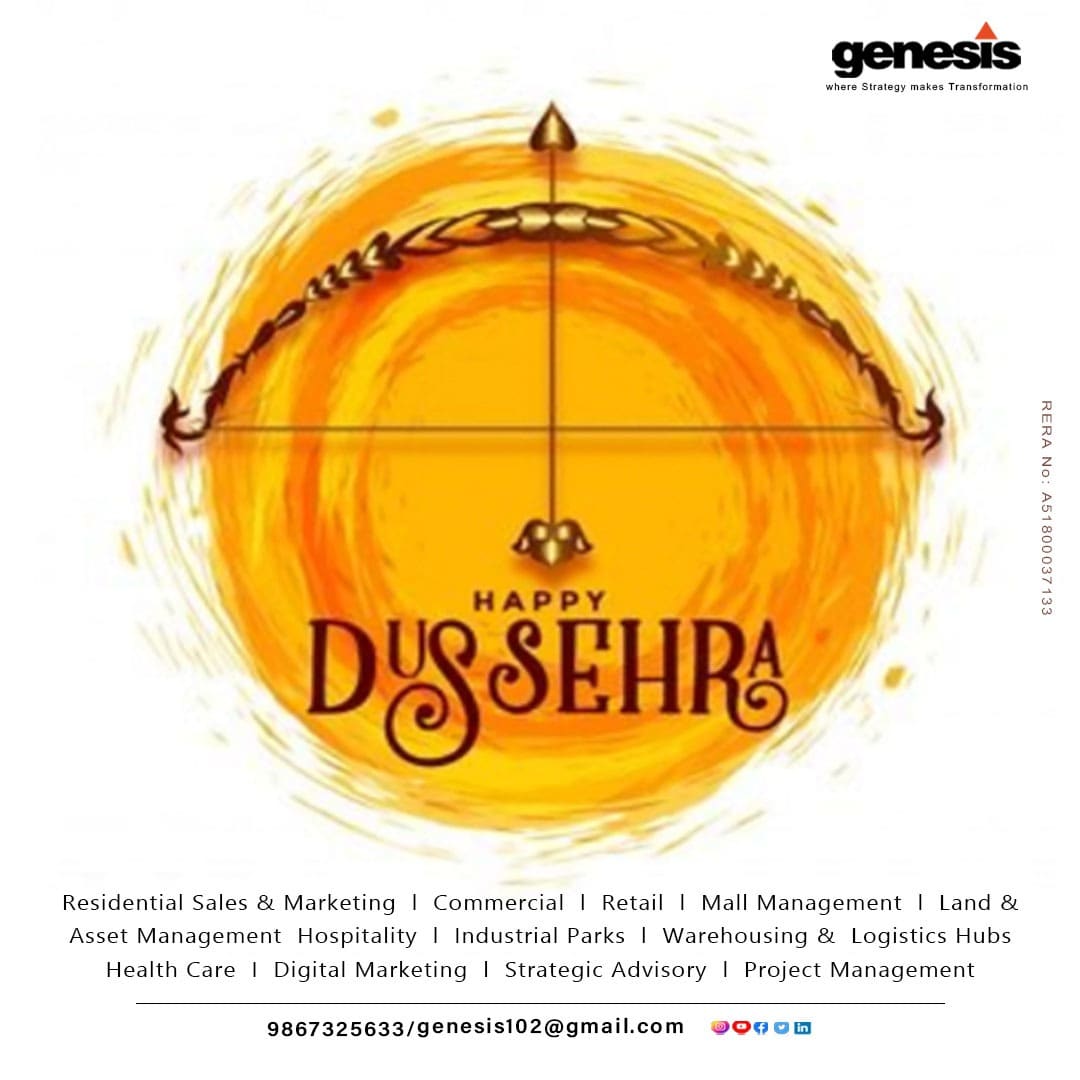 GenesisRealty1's tweet photo. Happy Dussehra to you and your family🙏
#genesis #retailstore #retailmarketing #realestateagent #realestateinvesting #franchisingbusiness #brandfranchise #entertainmentbusiness #mallmanagement #DigitalMarketing #WarehouseProject https://t.co/2jRo4qj5bH
