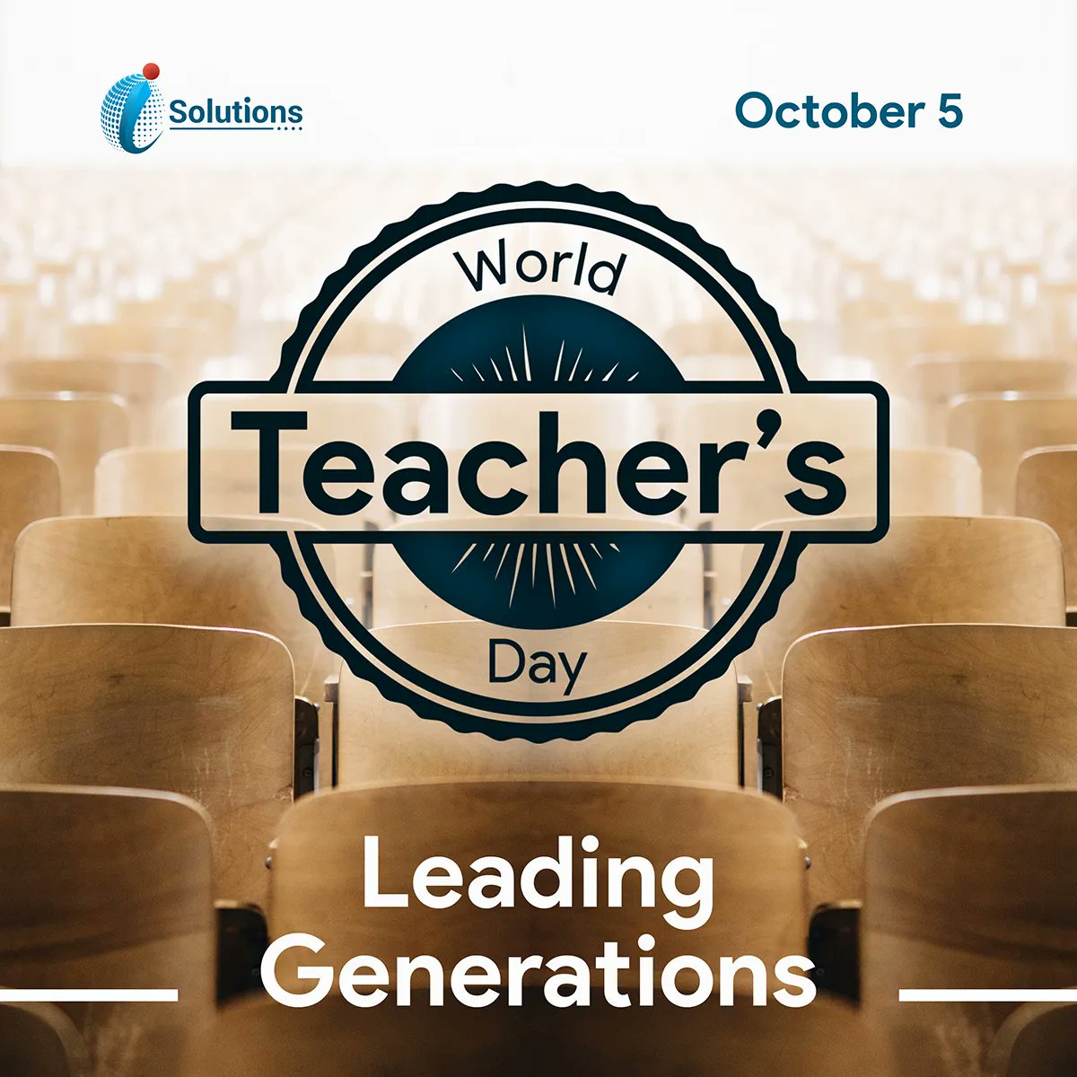 iSolutionMENA's tweet photo. Wherever you find something #extraordinary, you’ll find the fingerprints of a great #teacher!
Happy World Teacher's Day! 👏
#iSolutions #WorldTeacherday #Oct5 https://t.co/oA4or6VAxK