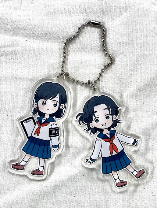 鬼と夜明け本編1巻発売記念でペアアクキー作りました 