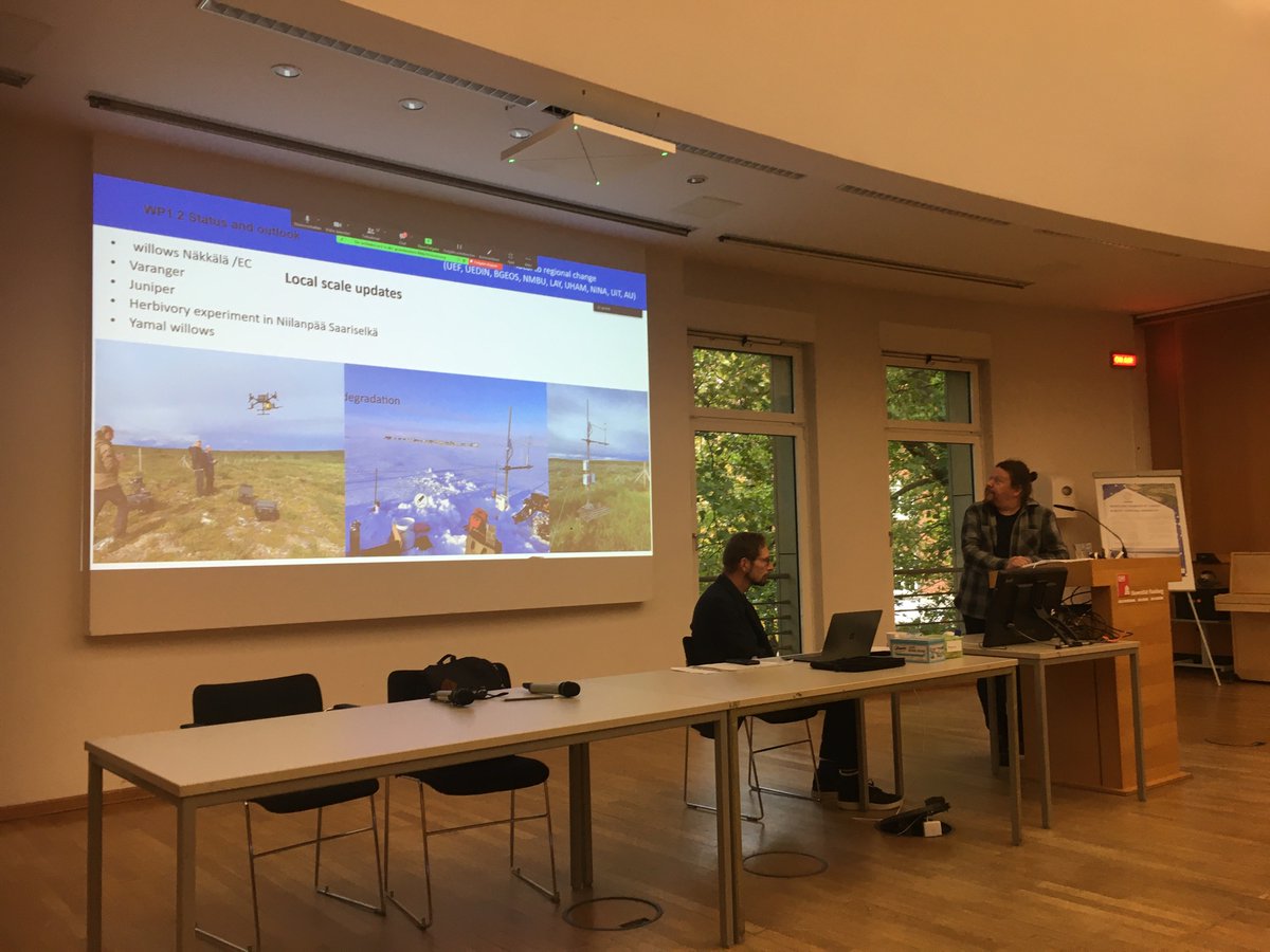 CharterArctic's tweet photo. @TimoKumpula1 gives local scale updates from #näkkälä #landmod #charterarctic sites using #drones #lidar #uav #Satellites #landsat https://t.co/bF9B4N4354