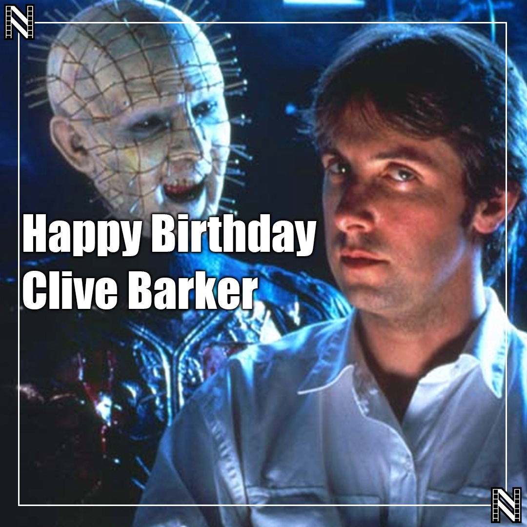 Born on this day Oct 5th - Happy birthday to Clive Barker! 