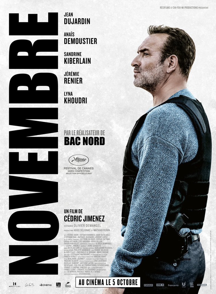 #Novembre aujourd’hui cinéma ! @STUDIOCANAL