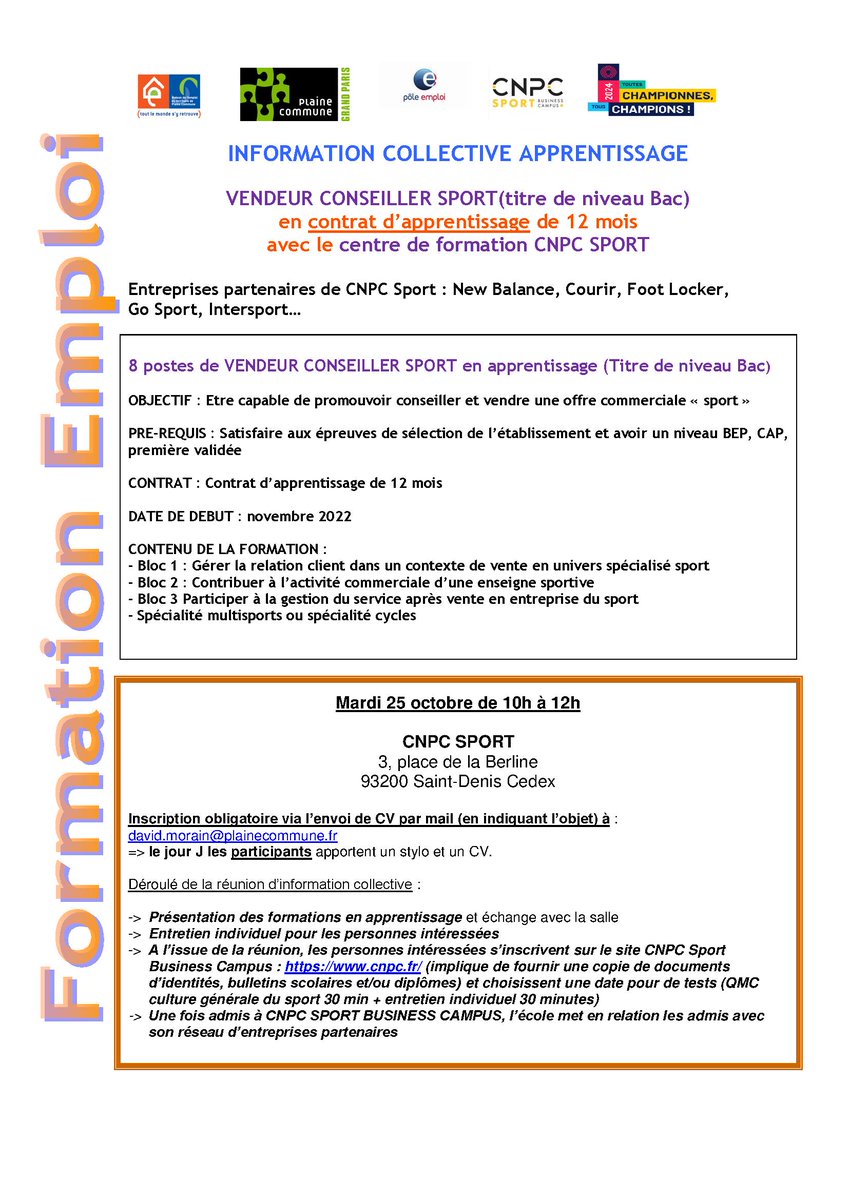 Maison de l'Emploi Plainecommune tweet media