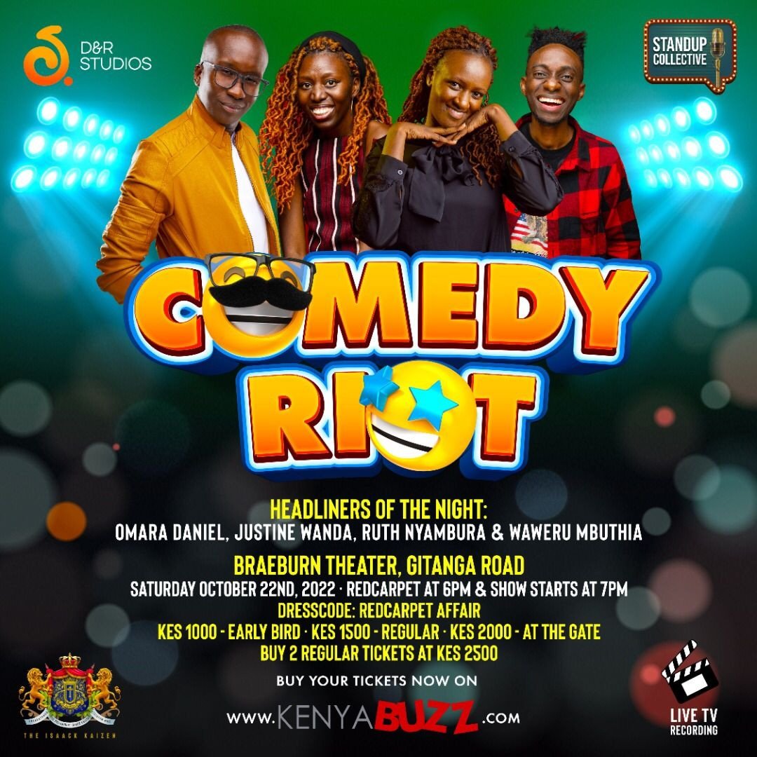 OmaraDanielol's tweet photo. Dear Kenya,
I Come In Peace, But Still To Takeover Nairobi!!!π
Headlining #ComedyRiot With The #StandupCollective
Touring And Testing Material For My Special #thelolmodel
Yours Sincerely,
Odoch. https://t.co/Yqpen9p89y
