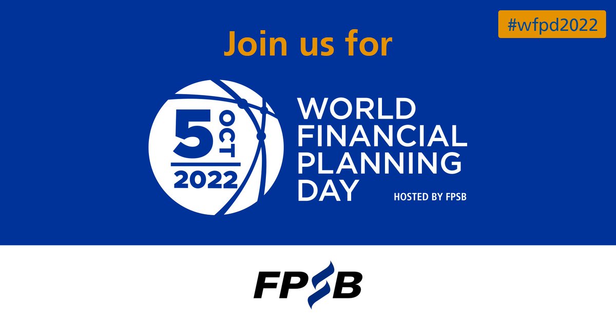 Today is World Financial Planning Day! Curious about getting started with #financialplanning? Work with a #CFP professional who can take you through this comprehensive process. lia.ie/resources/news…
#WFPD2022 #IOSCOWIW2022 #financialplanning
