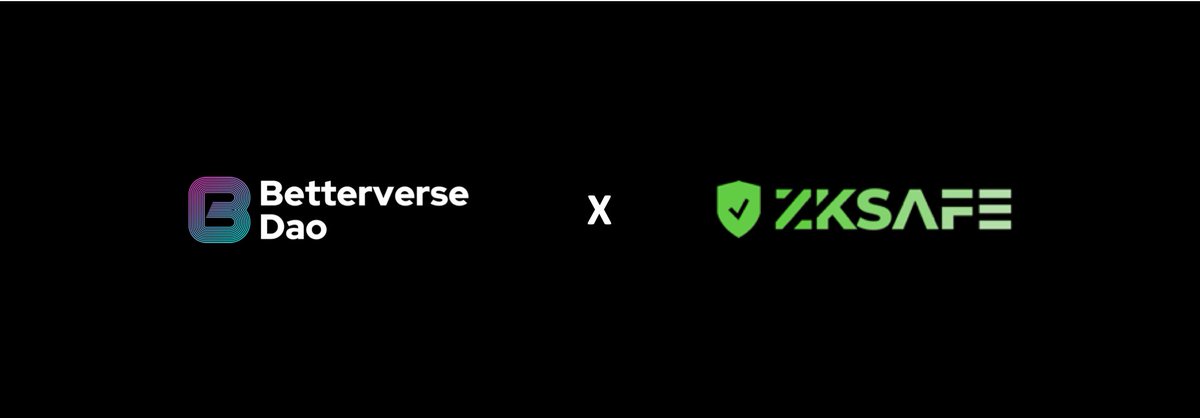 BetterverseDao's tweet photo. We are excited to announce our investment in @ZKSAFE, a [Smart Contract + ZK Technology] controlled SafeBox built on top of crypto wallet address, better protecting everyone’s personal assets.

More from https://t.co/6qFW3OagqR https://t.co/9SiVUUowWg