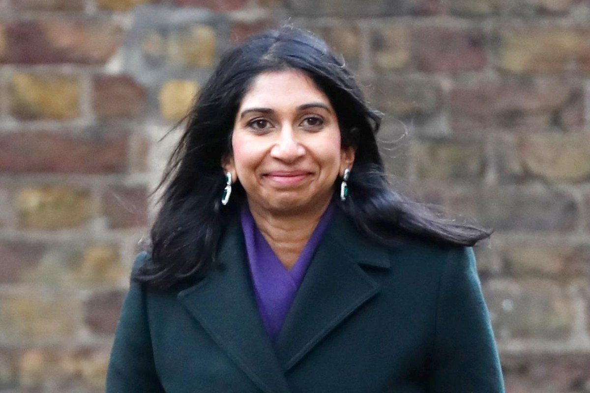 GenXJournal1's tweet photo. Clearly Braverman is a sociopath who got bullied at school and is twisted up. People like that should no way be in a position of government.
#Rwanda #SuellaBraverman #Vile #Evil #ToryFascists https://t.co/d3cKtJuNM7