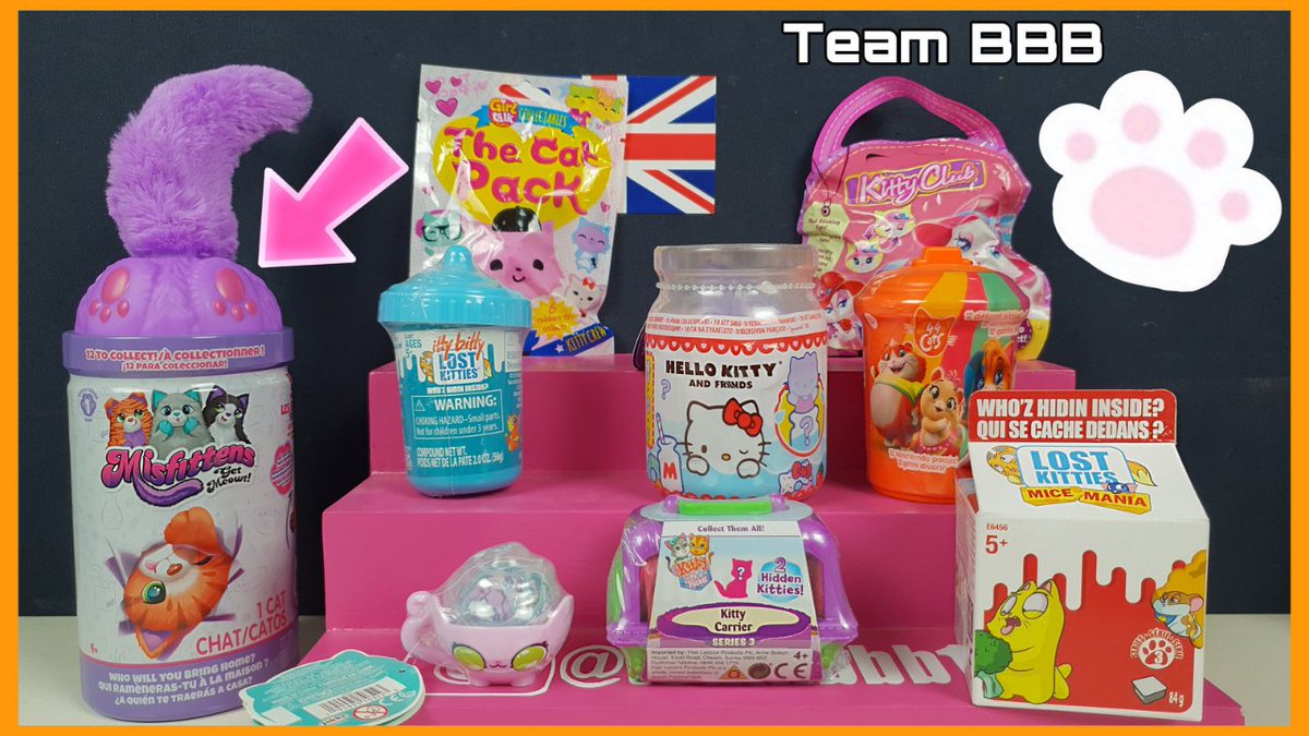 TeamBBB (@teambbb123) on Twitter photo KITTY CAT SPECIAL! š±
youtu.be/1WrQLc14VsA
We brought a new plushie called a Misfitten and wanted to open it so we have got all the kittys from the room for this special š±
#misfittens #cat #kitty #kittycat #hellokitty #lostkitties #kittyclub #kittencafe <a href="/basicfuntoys/">Basic Fun!</a> KITTY CAT SPECIAL! š±
youtu.be/1WrQLc14VsA
We brought a new plushie called a Misfitten and wanted to open it so we have got all the kittys from the room for this special š±
#misfittens #cat #kitty #kittycat #hellokitty #lostkitties #kittyclub #kittencafe <a href="/basicfuntoys/">Basic Fun!</a>