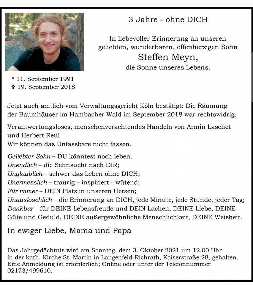 kpeterlBW's tweet image. Diese sehr bewegende Traueranzeige der Eltern wurde von einem Lokalblatt ganz abgelehnt und von einem anderen nur unter der Bedingung angenommen, dass die Namen der Verantwortlichen getilgt werden. Helfen wir den Eltern, an ihren Sohn zu erinnern, indem wir ihren Text verbreiten.