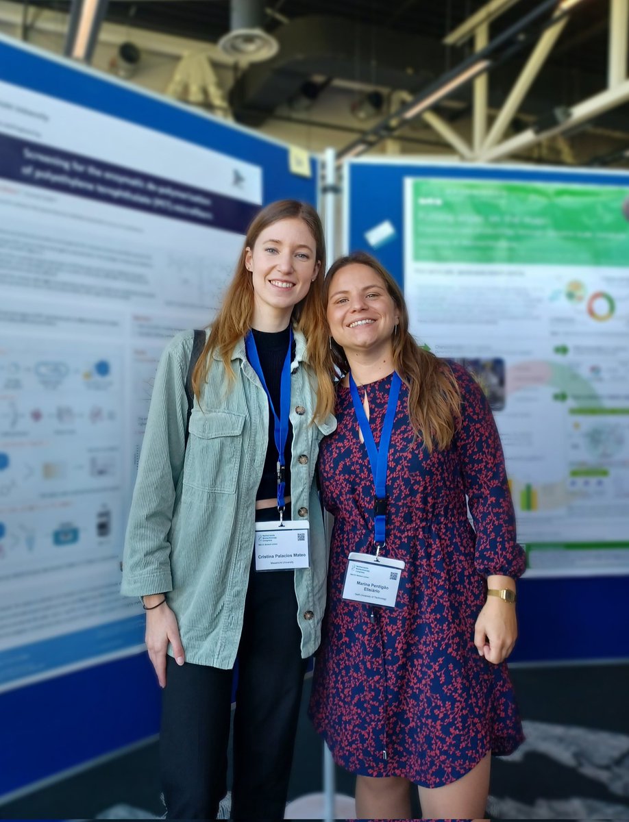 cpalaciosmateo's tweet photo. Just came back from the Netherlands Biotechnology Congress #NBC22 @KNCVchemie π§¬π©πΌβπ¬π¦
What a nice surprise to find my poster next to the one of a former colleague! Always good to see you @MarinaElisi :)
And cool that so many people are working with #enzymes β‘ https://t.co/vh6L1uP0YH