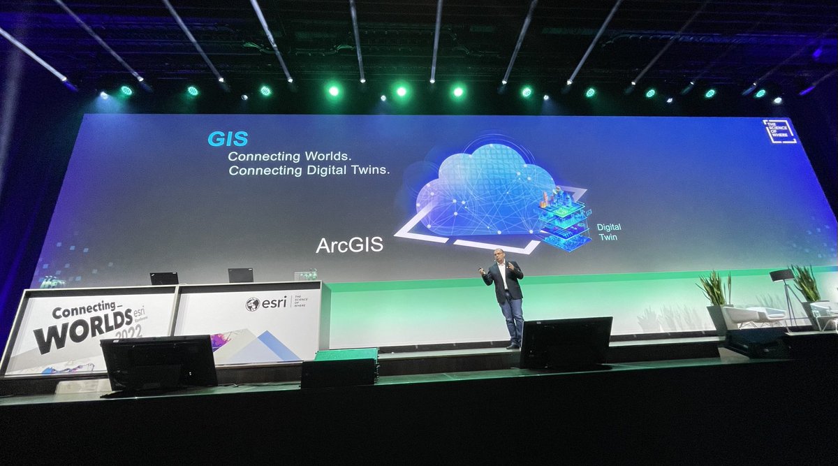 Helping people in real life using spatial technology! #Environment #EsriKon #digitaltwin #Esri